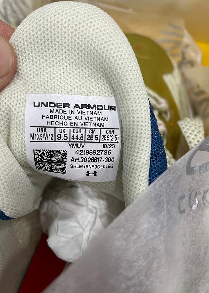 Under Amour Curry 11 sıfır - Görsel 5