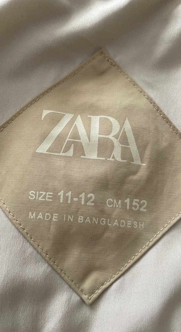 Bej Midi Kadın Çocuk Trençkot Kapüşonlu - Görsel 2