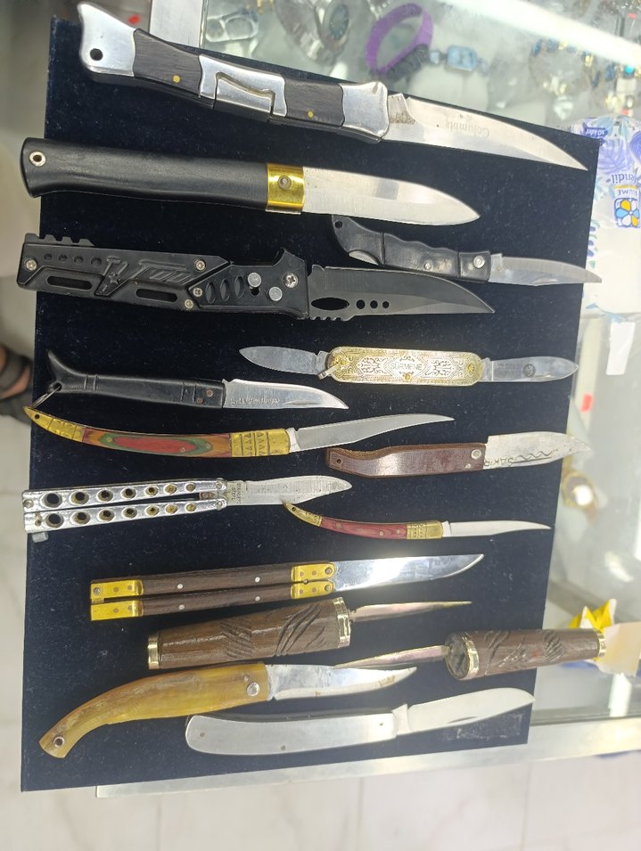 Karışık Siyah Katlanır Çakı Seti - Görsel 2