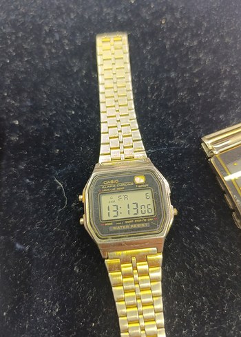 Altın Renk Dijital Kadın Saati - Görsel 5