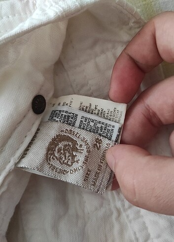 Diesel beyaz kot pantolon