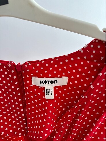 34 Beden koton elbise