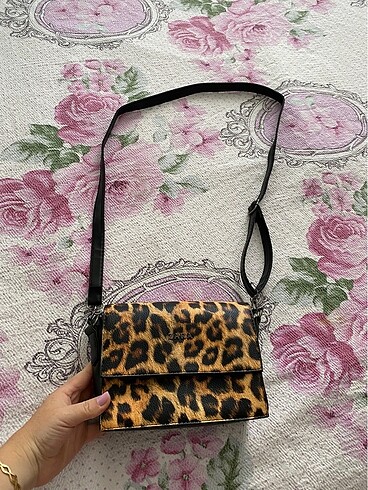 Beden kahverengi Renk Zara leopar çanta