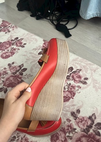 40 Beden kırmızı Renk Kırmızı vintage ayakkabı