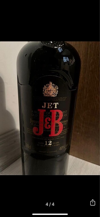  Beden siyah Renk J&B şişe
