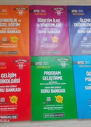 2021 Pegem Eğitim Bilimleri Soru Bankası Seti