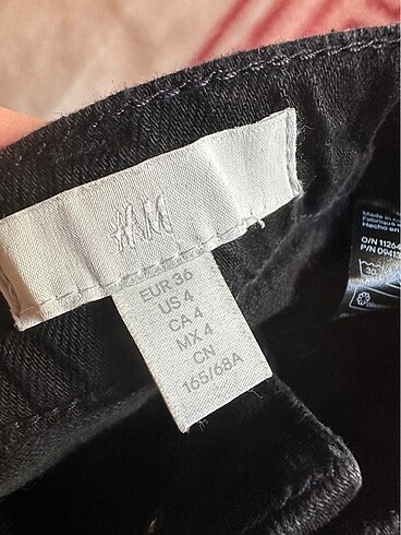 H&M Studio H&M siyah kot pantolon