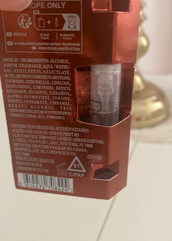  Beden Renk Emporio Armani Stronger With You Amber Erkek Parfümü