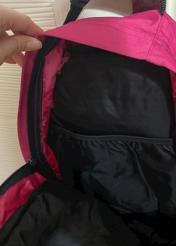 Beden Fermuarlı Kadın Sırt Çantası - Koyu Pembe orijinal jacbag