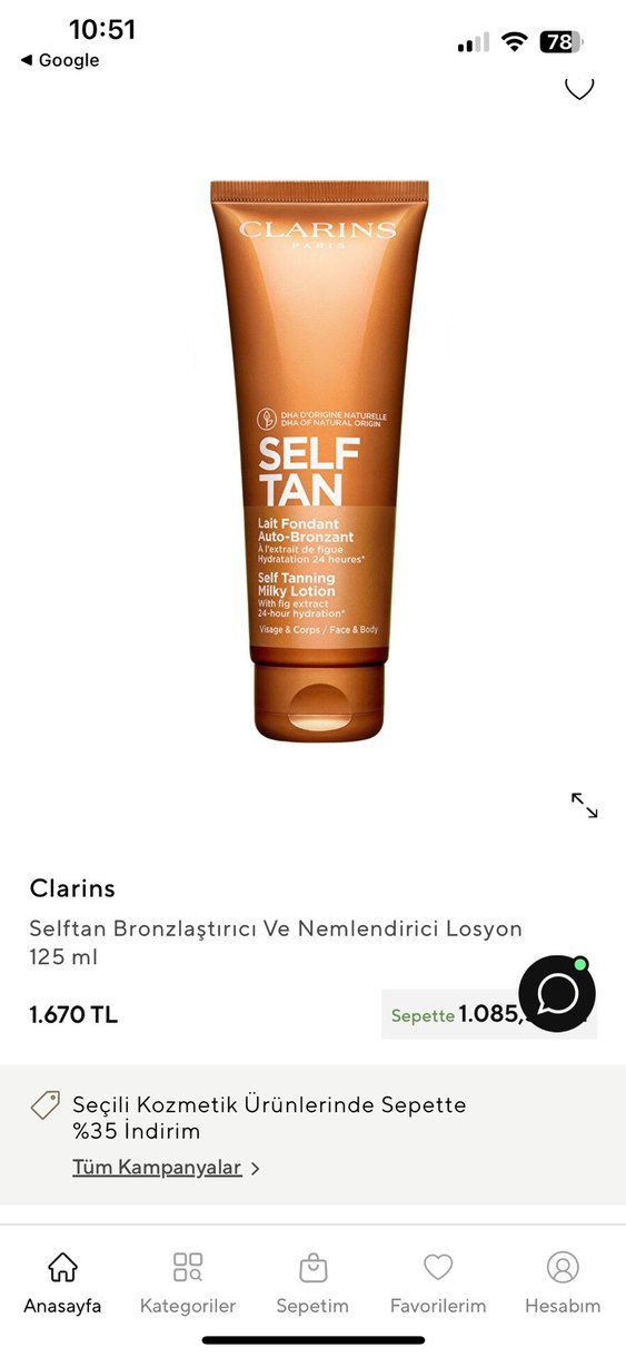 Bronzlaştırıcı ve nemlendirici krem - Görsel 4