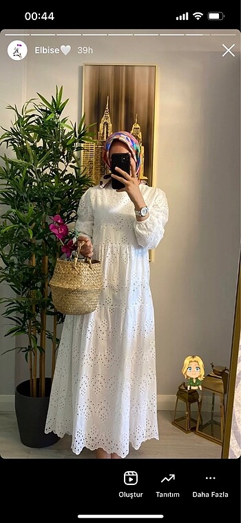 38 Beden beyaz Renk Zara model elbise