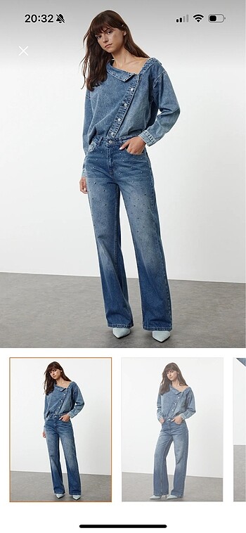 Taşlı pantalon