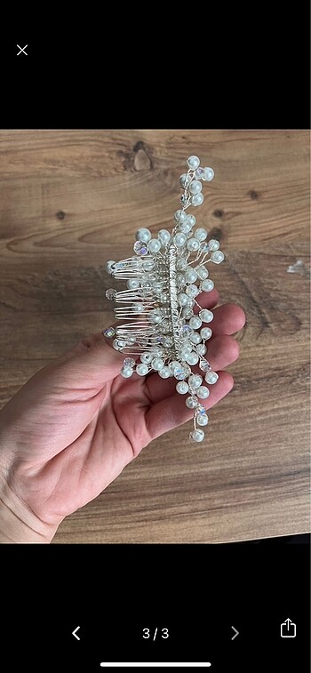  Beden Nikah saç aksesuarları