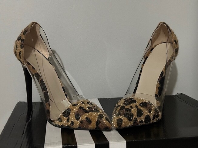 Diğer Şeffaf Stiletto Topuklu Ayakkabı