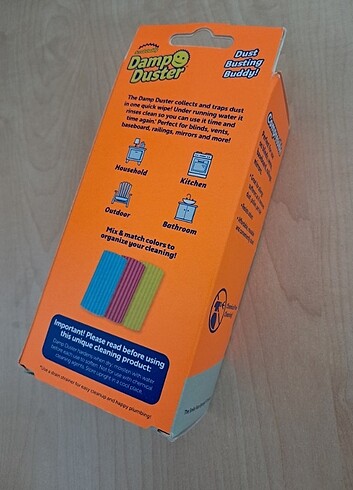 Diğer ScrubDaddy Damp Duster - Orijinal,Mavi
