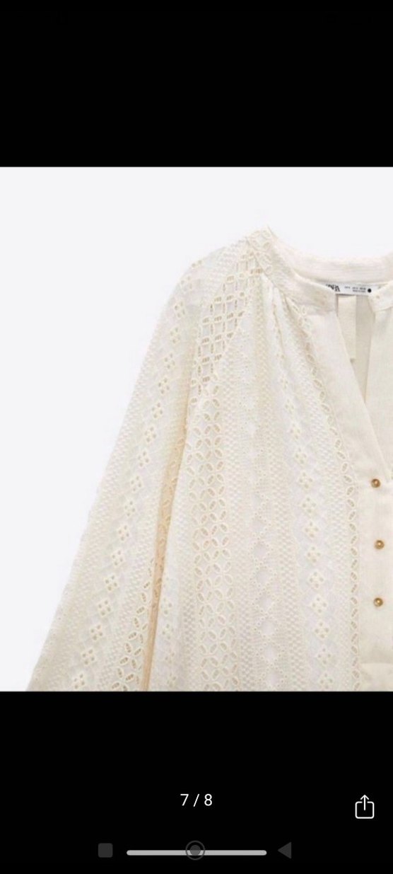 Dantel Detaylı Beyaz Uzun Keten Elbise - Görsel 3