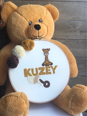 Bebek yeni doğan Punch pano kapı süsü