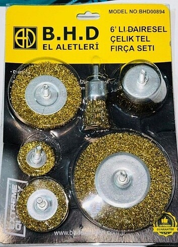 6 ADET DAİRESEL FIRÇA TAKIMI 
