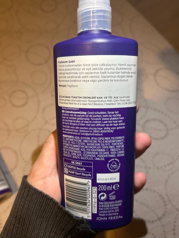 John Frieda Frizz Ease Dream Curls Saç Spreyi ve Köpüğü - Görsel 3