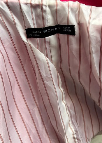 Pembe Kadın Midi Blazer Ceket - Görsel 3