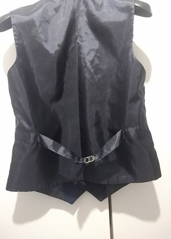 Lacivert Düğmeli Erkek Yelek - Görsel 3