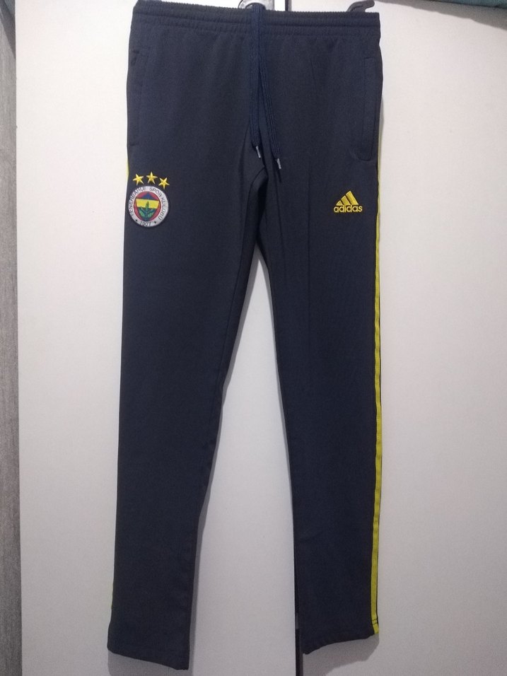 Erkek Adidas siyah Baskılı Eşofman Altı - Görsel 2