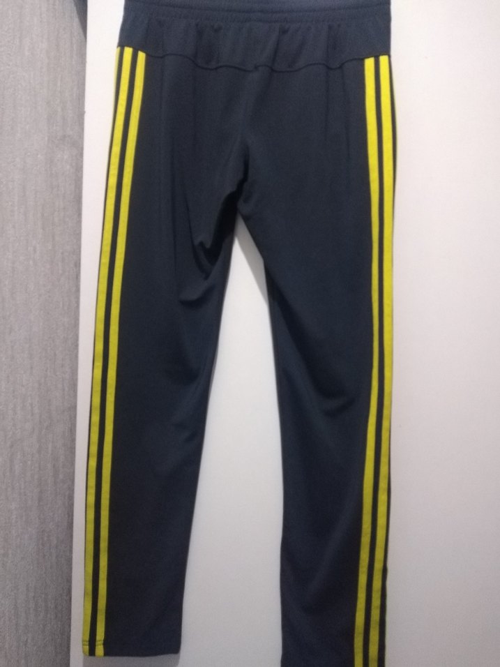 Erkek Adidas siyah Baskılı Eşofman Altı - Görsel 3