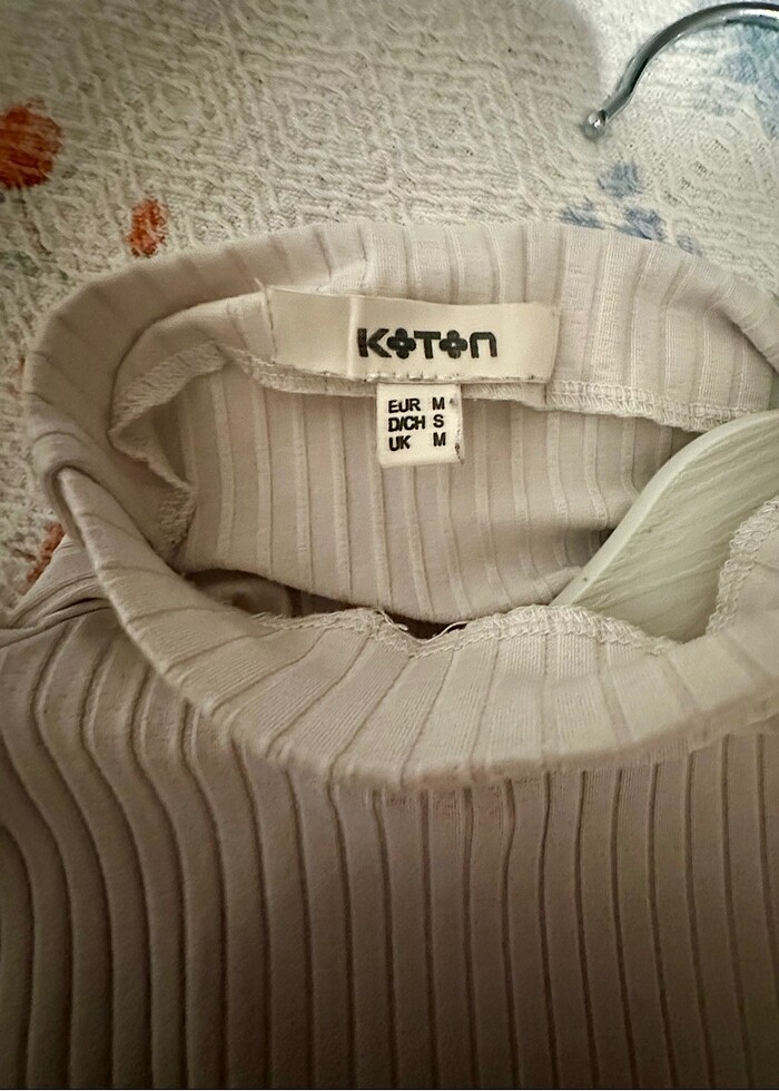 Koton Yarım Boğaz Beyaz Triko Kazak - Görsel 2