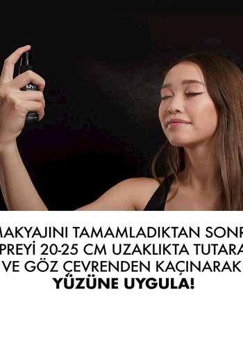 NYX Işıltılı Bitişli Makyaj Sabitleyici Sprey 50 ml - Görsel 7