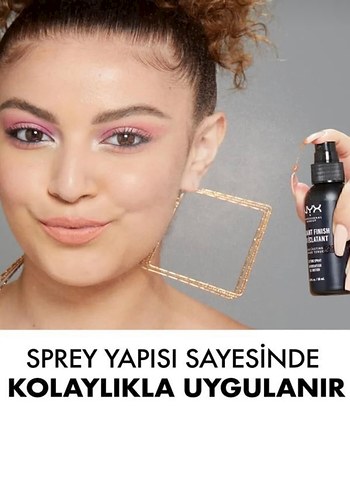 NYX Işıltılı Bitişli Makyaj Sabitleyici Sprey 50 ml - Görsel 5
