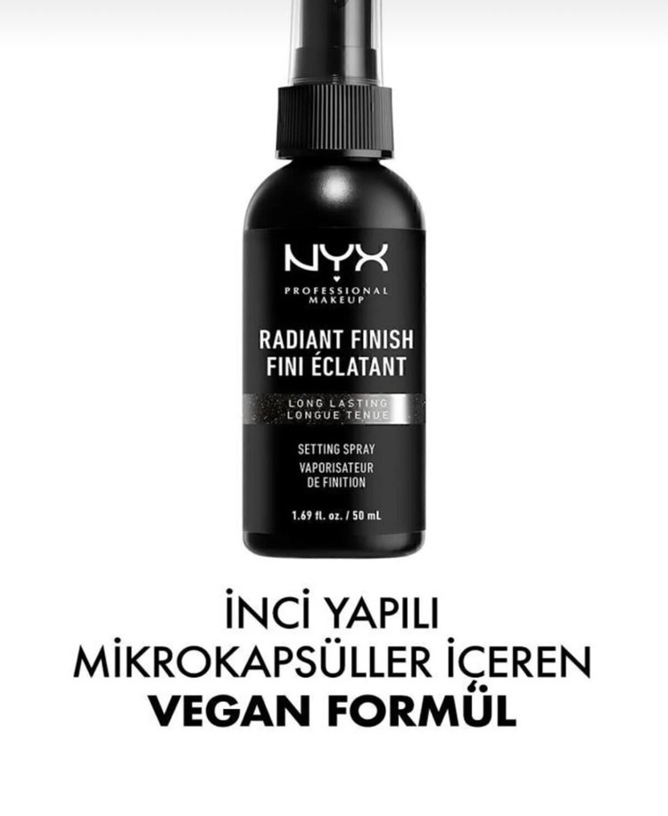 NYX Işıltılı Bitişli Makyaj Sabitleyici Sprey 50 ml - Görsel 2