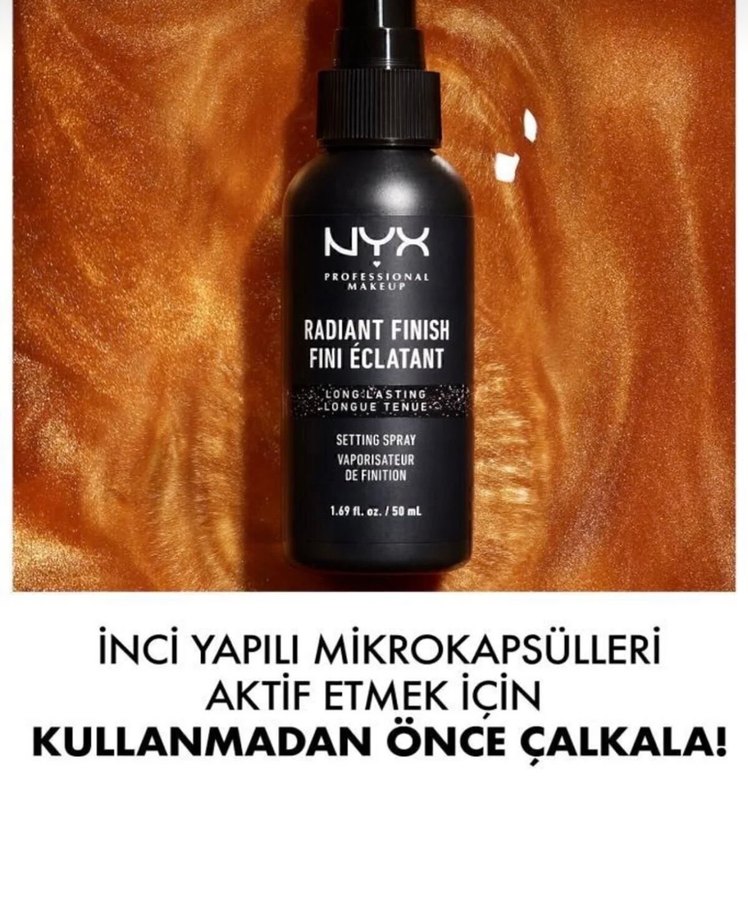 NYX Işıltılı Bitişli Makyaj Sabitleyici Sprey 50 ml - Görsel 4