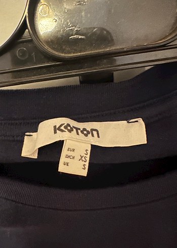 Koton Koton Baskılı Siyah Kadın Tişört