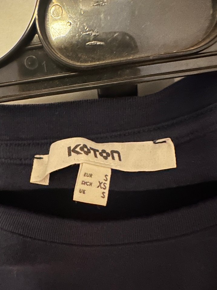 Koton Baskılı Siyah Kadın Tişört - Görsel 2