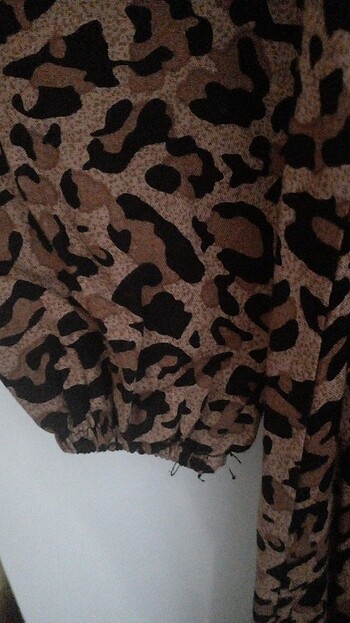 42 Beden Leopar elbise