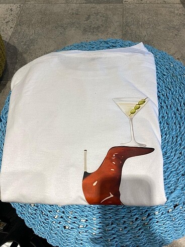 m Beden Oversize baskılı tişört