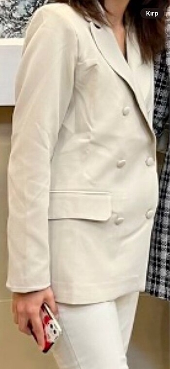 Taş renginde blazer