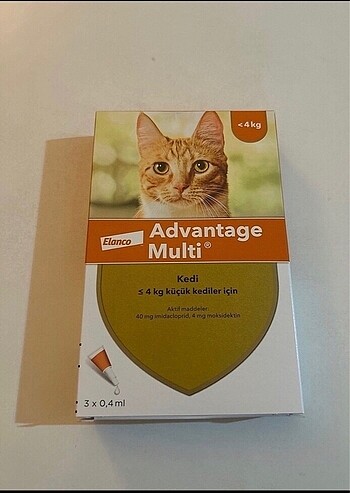 Kedi iç dış parazit ense damlası