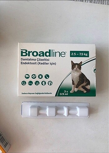 Broadline kedi iç dış parazit damla