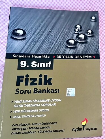 Aydın Yayınları 9. Sınıf Fizik Soru Bankası TYT AYT YKS