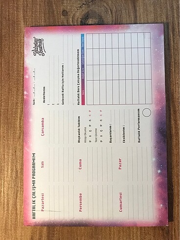 victorias journals haftalık planlayıcı ajanda planner