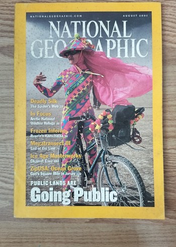 National Geographic Ağustos 2001 Dergisi