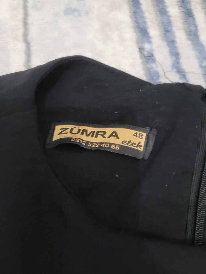 Siyah Uzun Kollu Bohem Uzun Elbise - Görsel 5