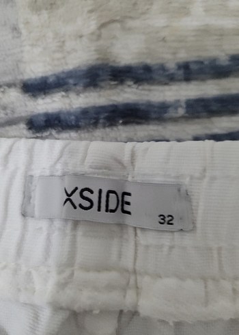 Beyaz Keten Rahat Kesim  pantolon - Görsel 7