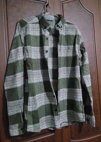 Düğmeli Uzun Kollu Erkek Gömlek - Görsel 9