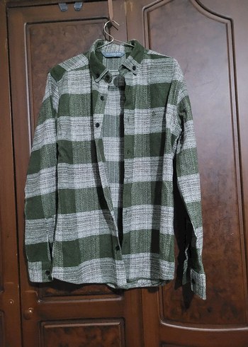 Düğmeli Uzun Kollu Erkek Gömlek - Görsel 8