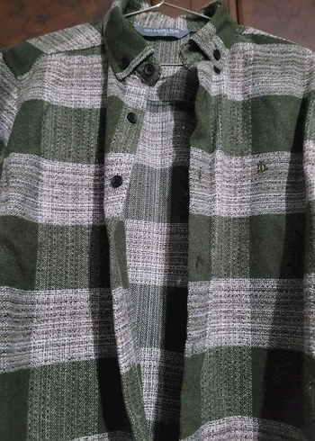 Düğmeli Uzun Kollu Erkek Gömlek - Görsel 5