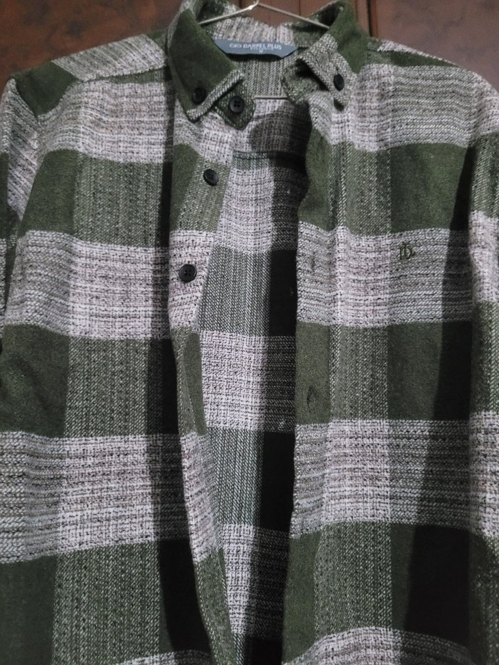 Düğmeli Uzun Kollu Erkek Gömlek - Görsel 5