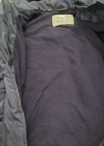 Mor Kapüşonlu Kız Çocuk Ceketi - Görsel 2