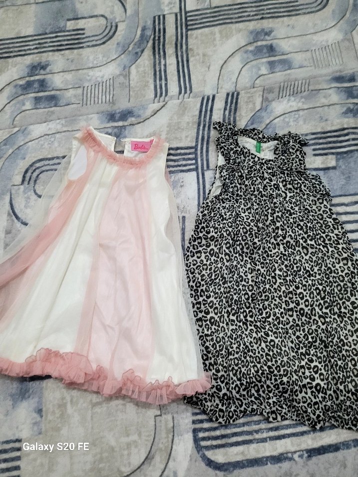 Pembe Dantelli Askısız Kız Elbisesi - Görsel 2